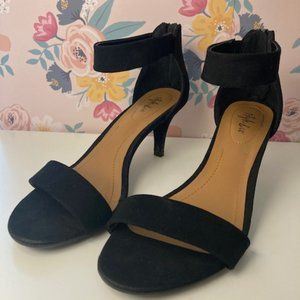 black Style & CO heeled sandals womens size 7